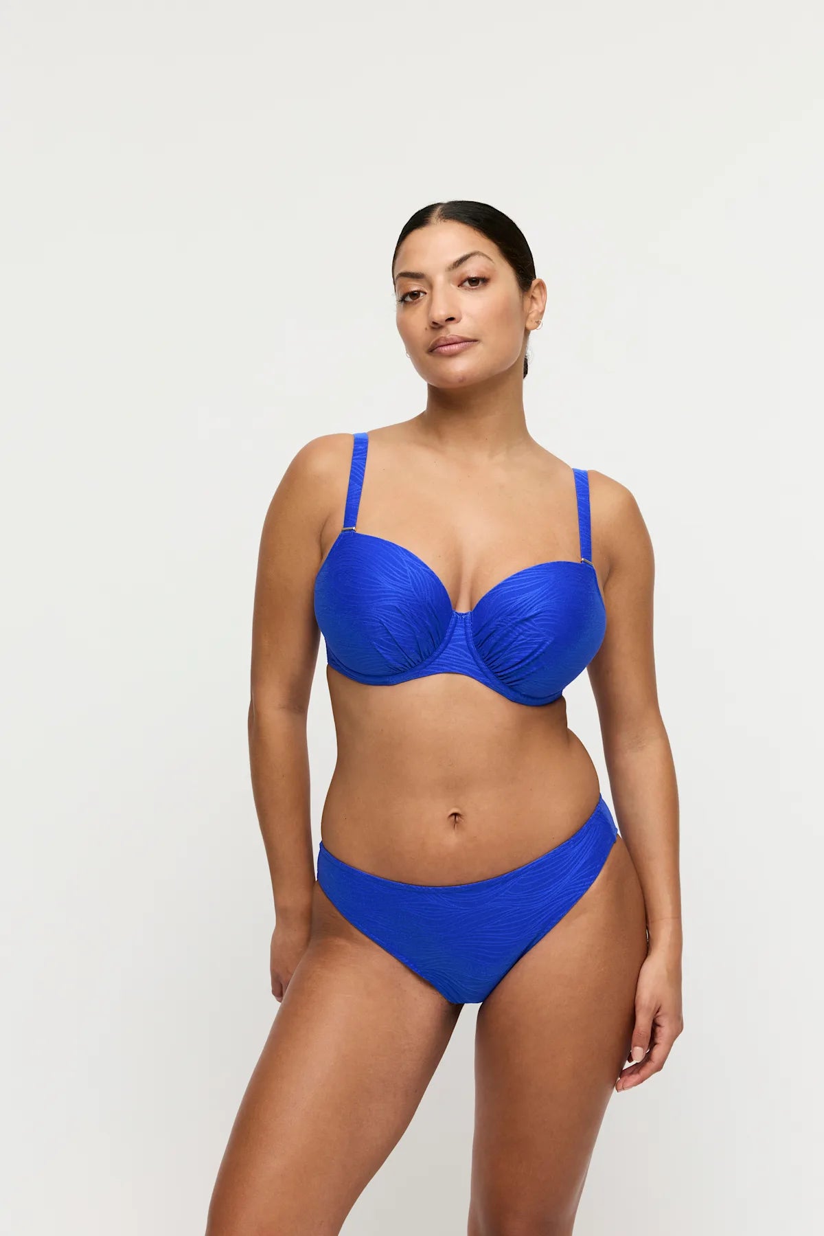 PrimaDonna Swim MANTAS padded balcony bikini top electric blue
