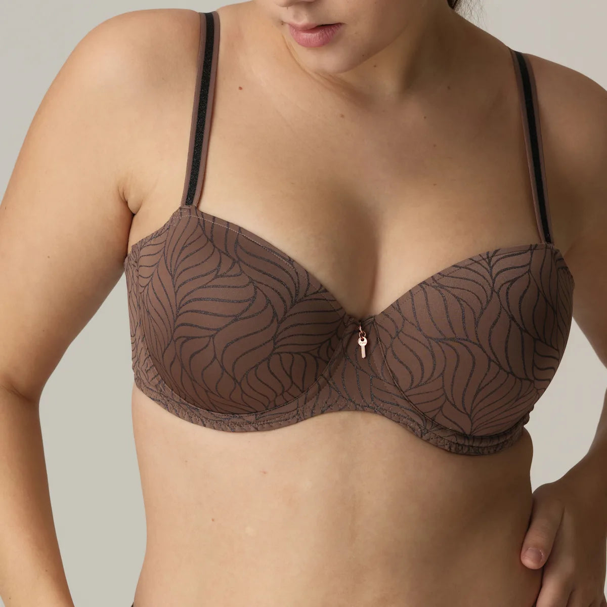 PrimaDonna Twist AJUSCO padded balcony bra Caribe Taupe