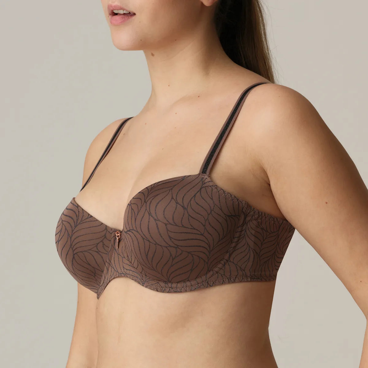 PrimaDonna Twist AJUSCO padded balcony bra Caribe Taupe