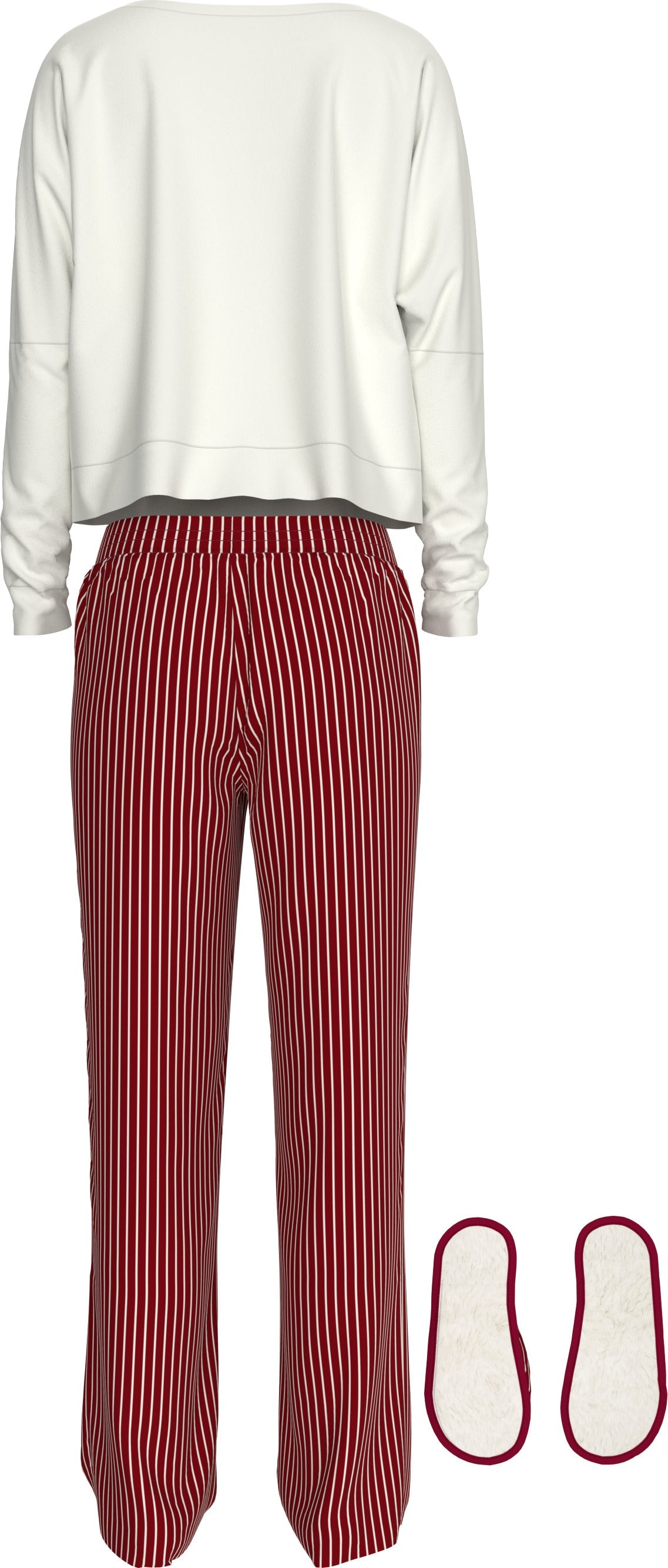 GÁVUERKJA VIÐ NÁTTKLÆÐUM OG INNISKÓM