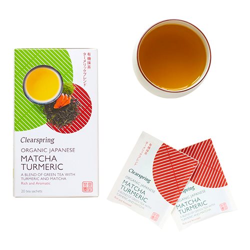 Grøn te m. Matcha & Gurkemeje Ø 20stk