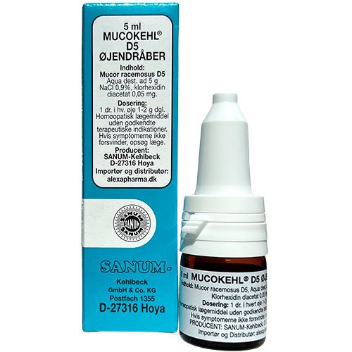 Mucokehl øjendråber D5