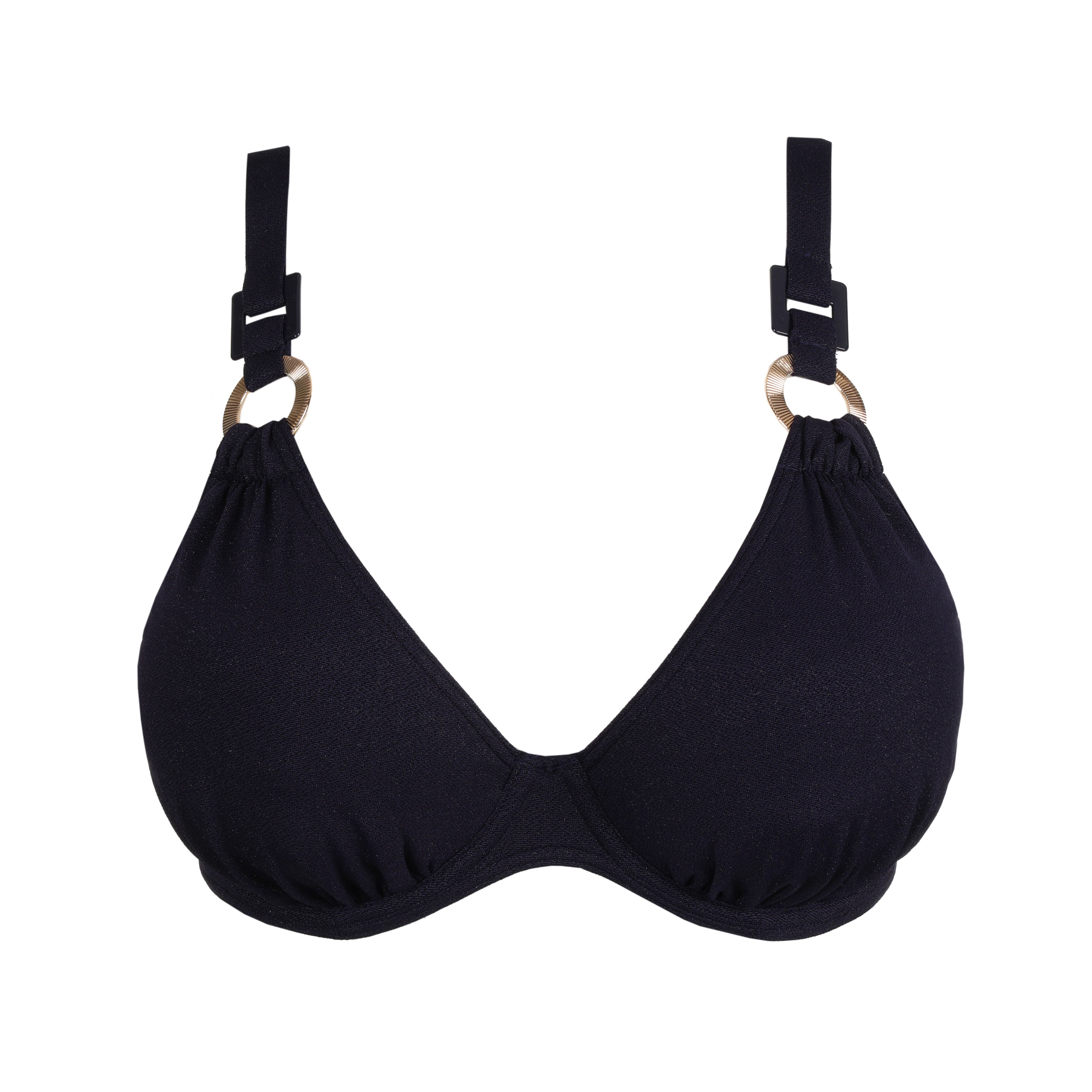 PrimaDonna Swim PINNER half padded plunge bikini top Dazzling sky